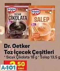 DR. OETKER TOZ İÇECEK ÇEŞİTLERİ SALEP SICAK ÇİKOLATA